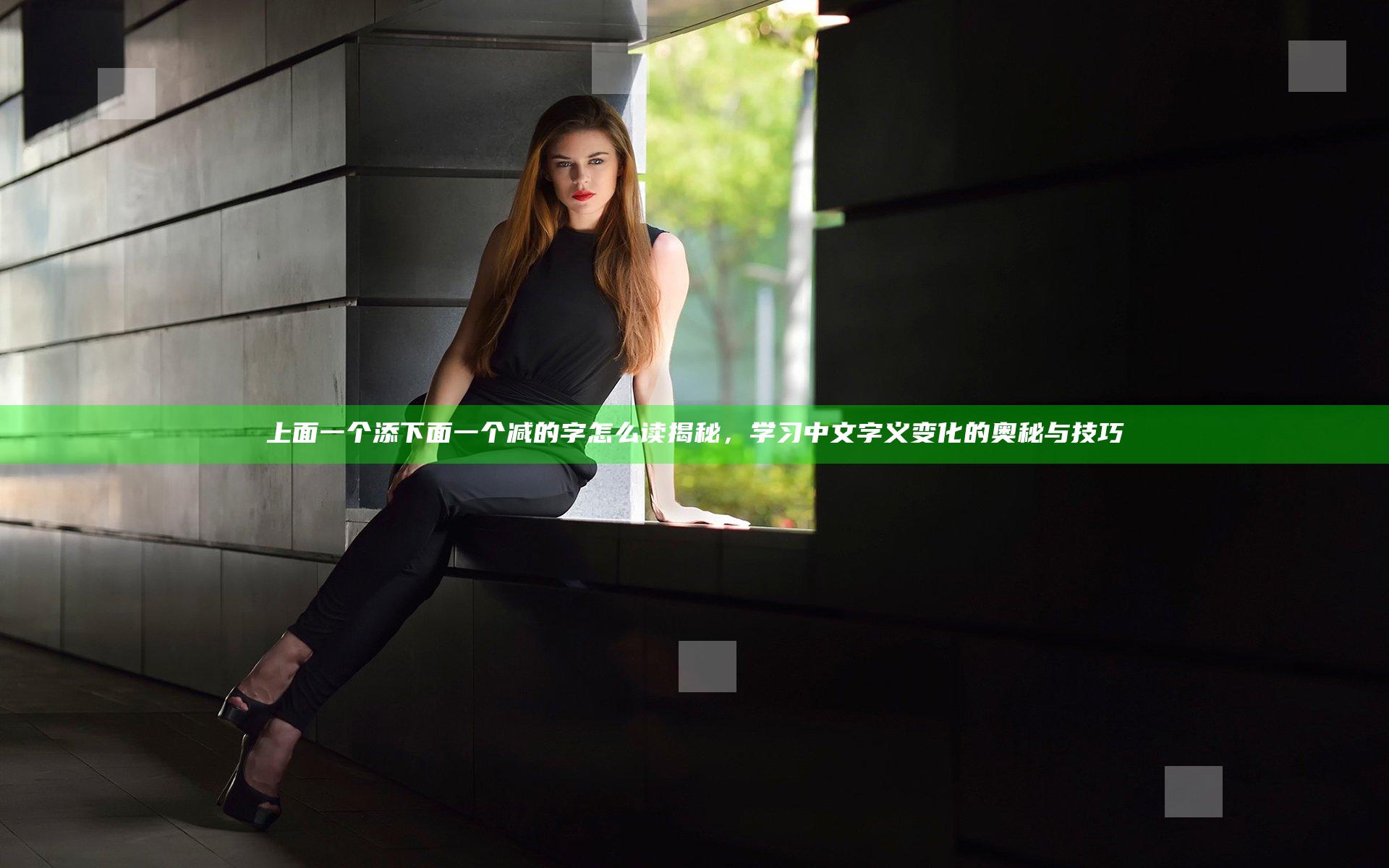 上面一个添下面一个减的字怎么读揭秘，学习中文字义变化的奥秘与技巧